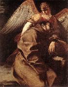 GENTILESCHI, Orazio St Francis Supported by an Angel sdgh oil painting picture wholesale